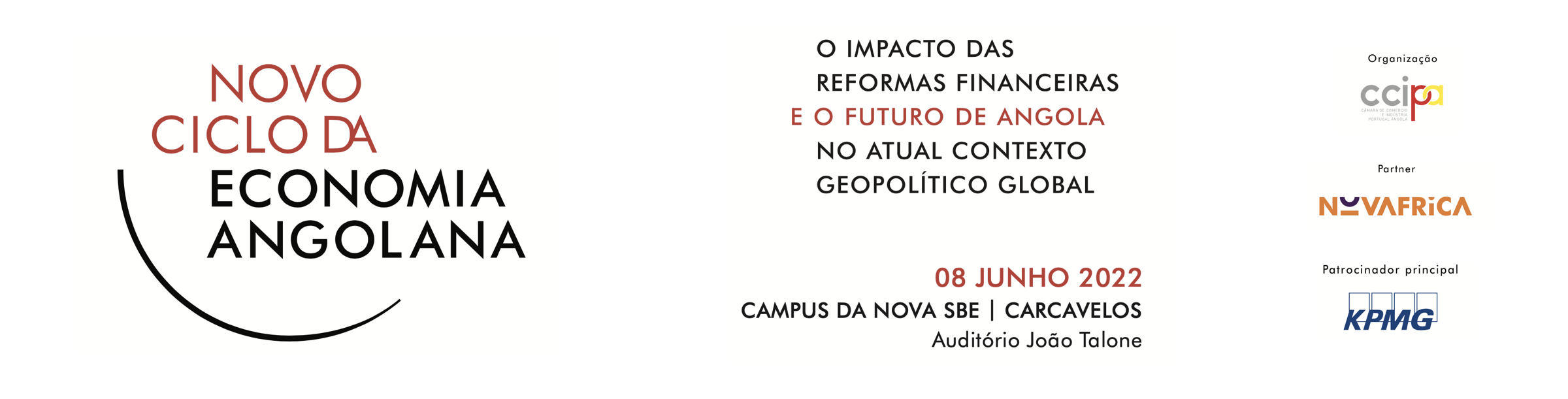 O Novo Ciclo da Economia Angolana, Nova School of Business and Economics, 8 de junho, 9h30